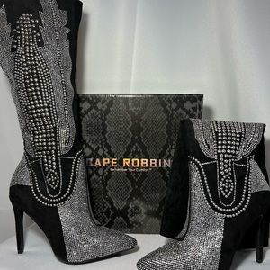 Cape Robbin Black Olkley Cowboy Boots Size 7